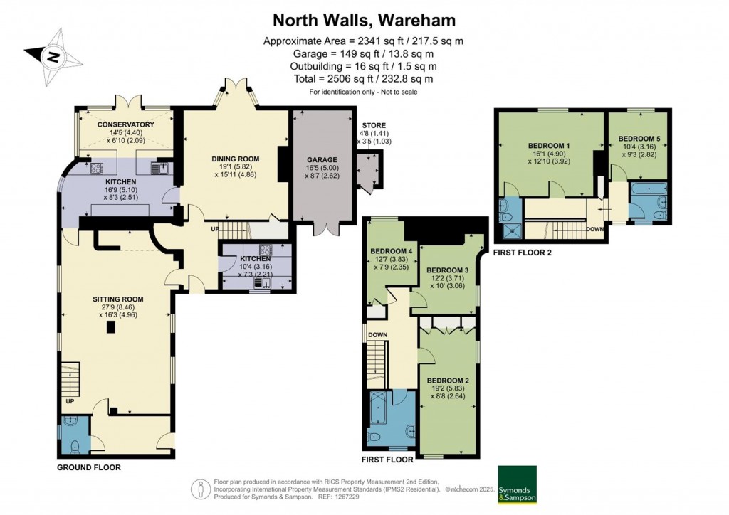 Floorplans For North Walls, Wareham