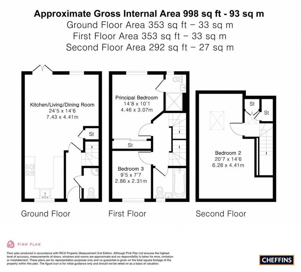 Floorplans For New Street, Cambridge