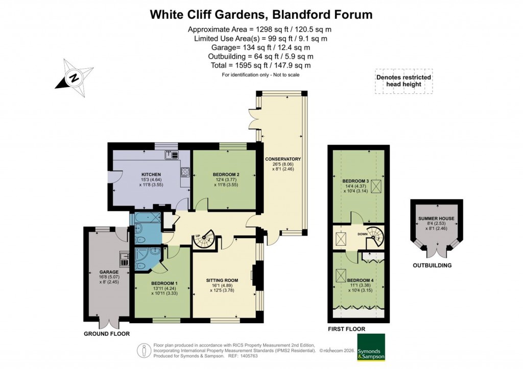 Floorplans For White Cliff Gardens, Blandford Forum