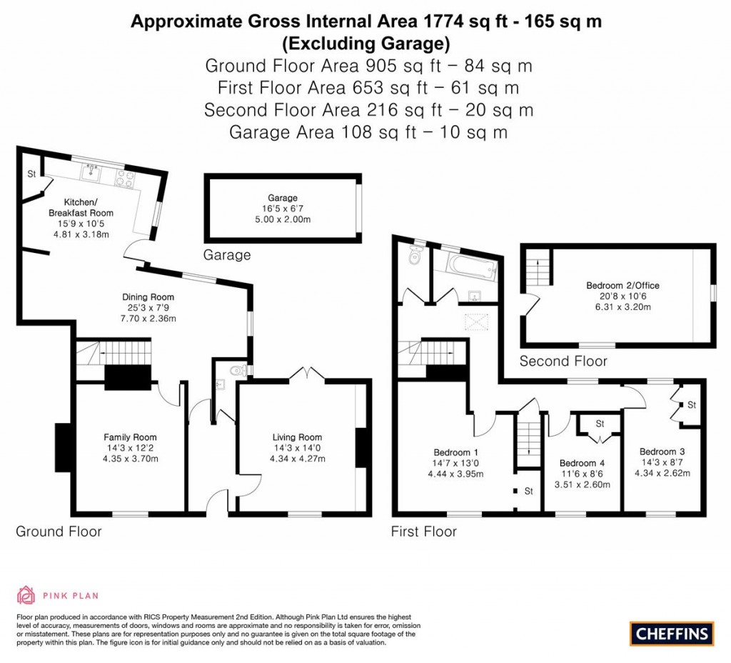 Floorplans For St. Johns Street, Duxford, Cambridge
