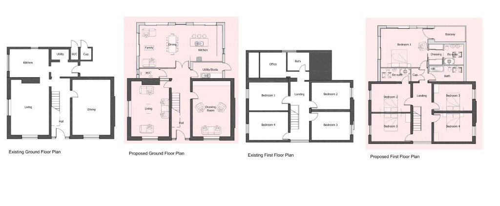 Floorplans For Cowley, Exeter