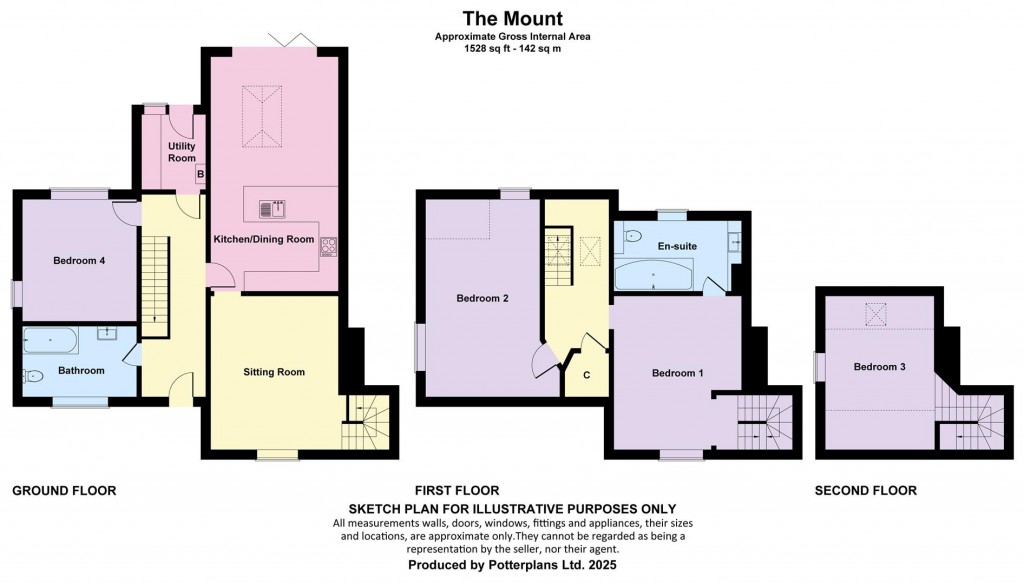 Floorplans For Niton, Isle of Wight