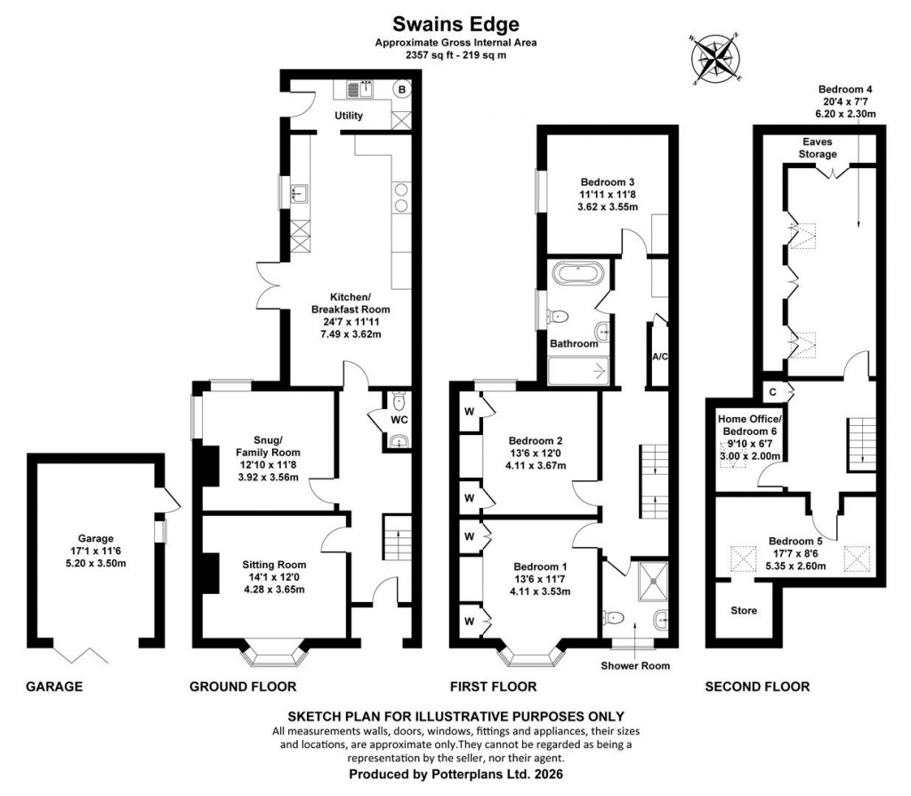 Floorplans For Bembridge, Isle of Wight