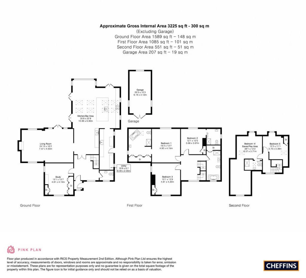 Floorplans For Cambridge Road, Abington, Cambridge