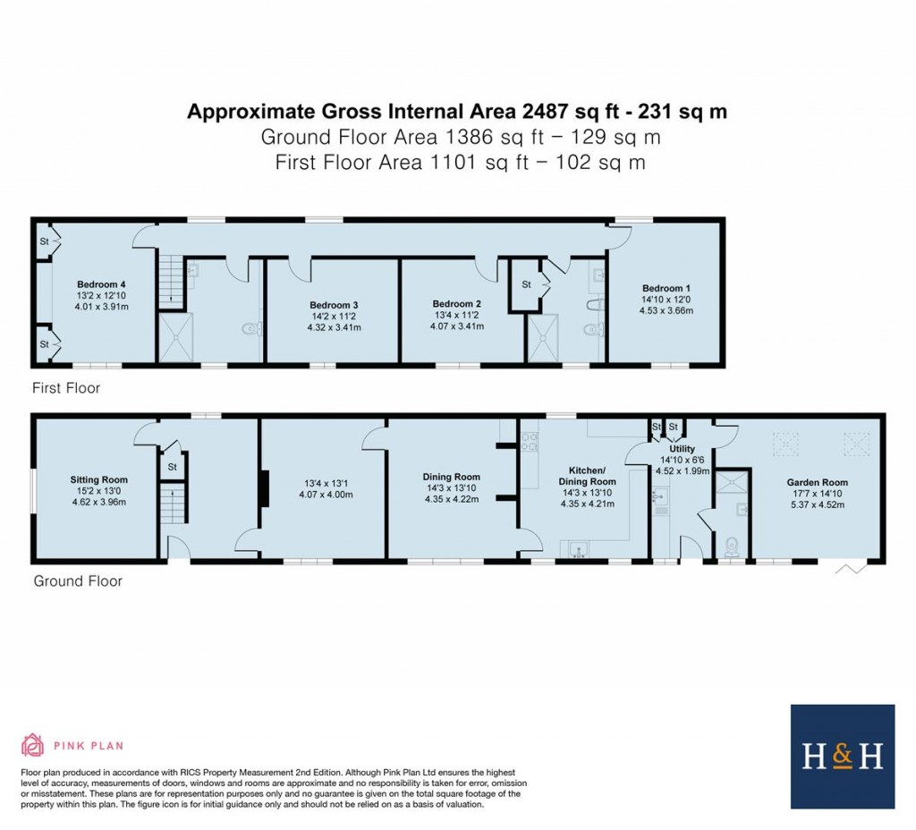 Floorplans For Woodford Halse, Daventry, NN11
