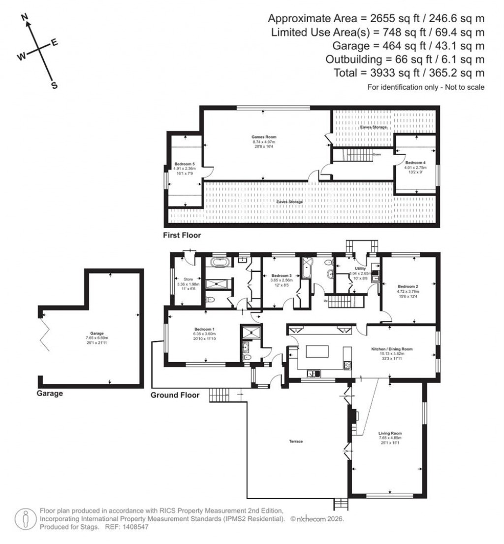 Floorplans For Higher Park Road, Braunton