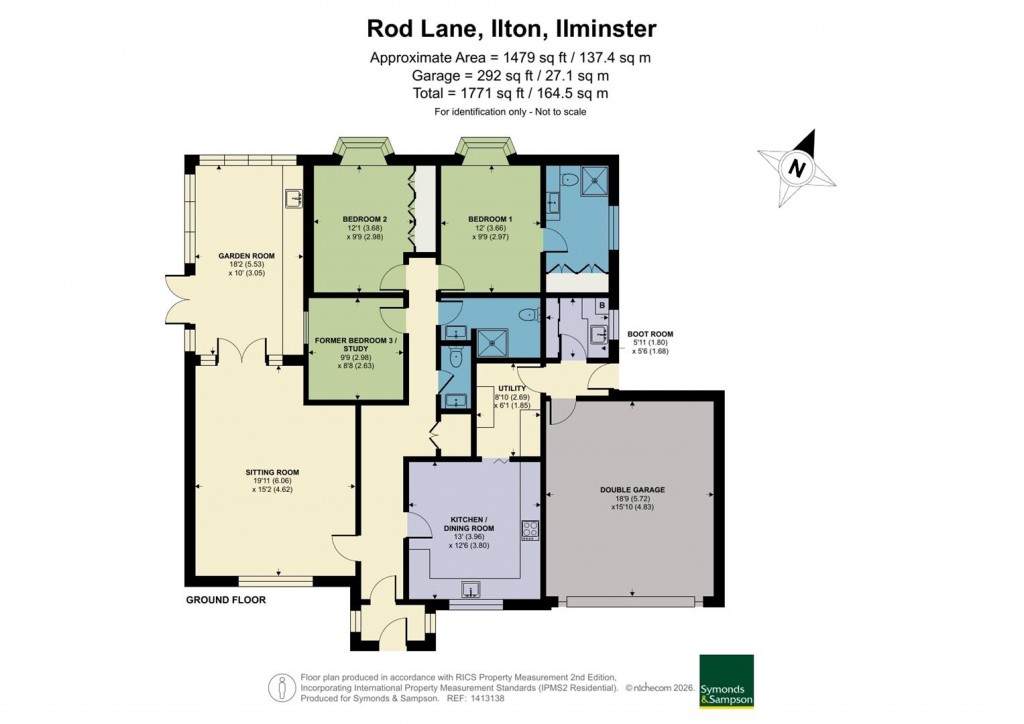 Floorplans For Rod Lane, Ilton, Ilminster