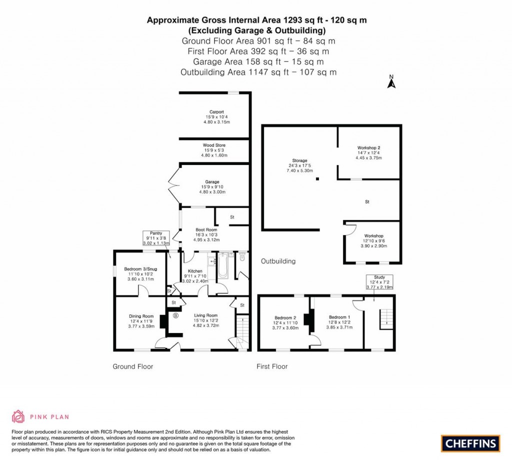 Floorplans For West End, Haddenham
