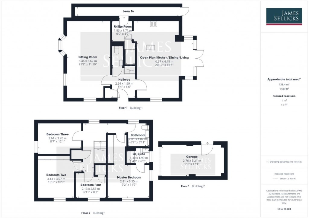 Floorplans For Slatewalk Way, Glenfield, Leicester