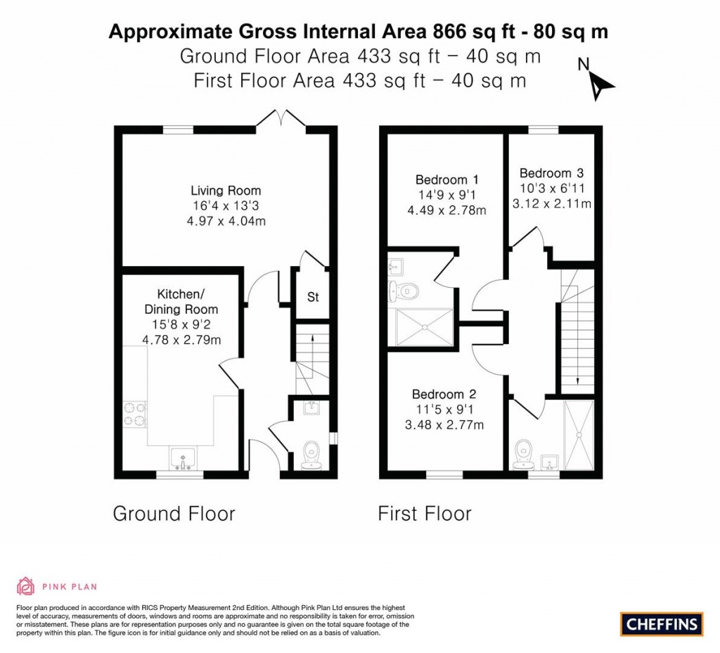 Floorplans For Whitworth Way, Littleport, Ely