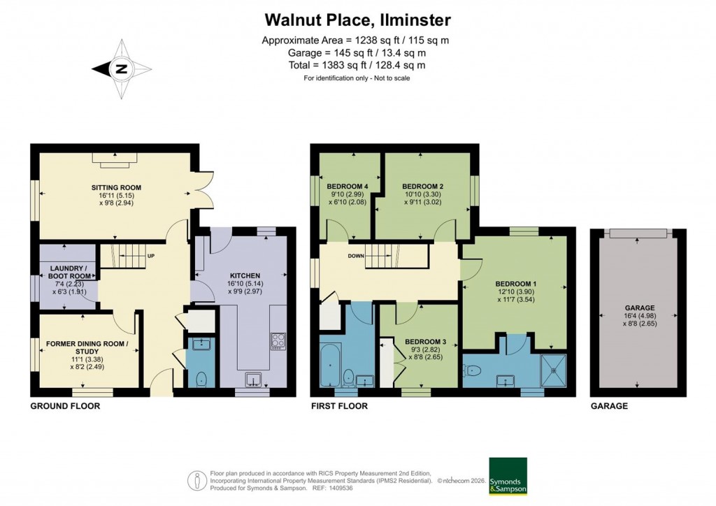 Floorplans For Walnut Place, Ilminster