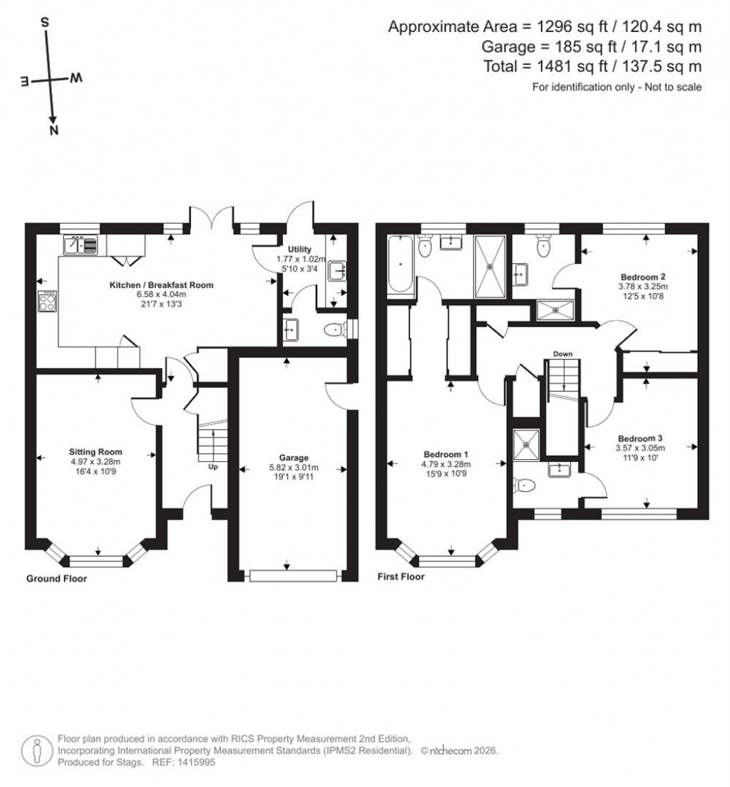 Floorplans For Willis Drive, Exeter