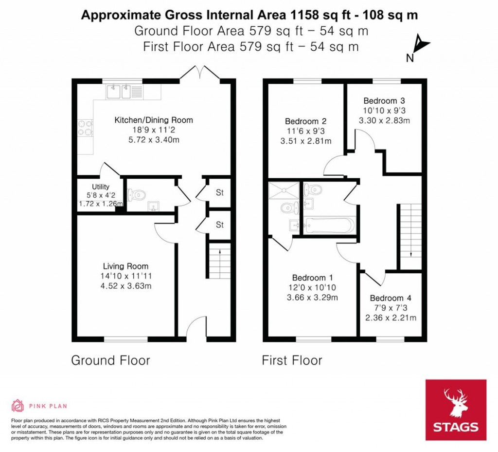 Floorplans For Townsend Street, Truro