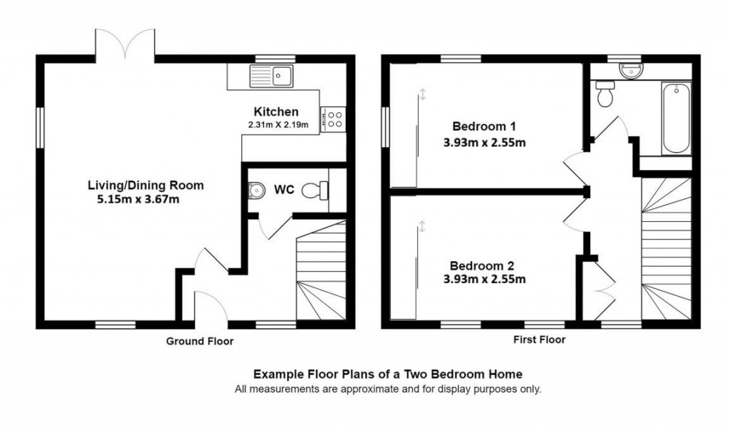Floorplans For Applebee Way, Lyme Regis
