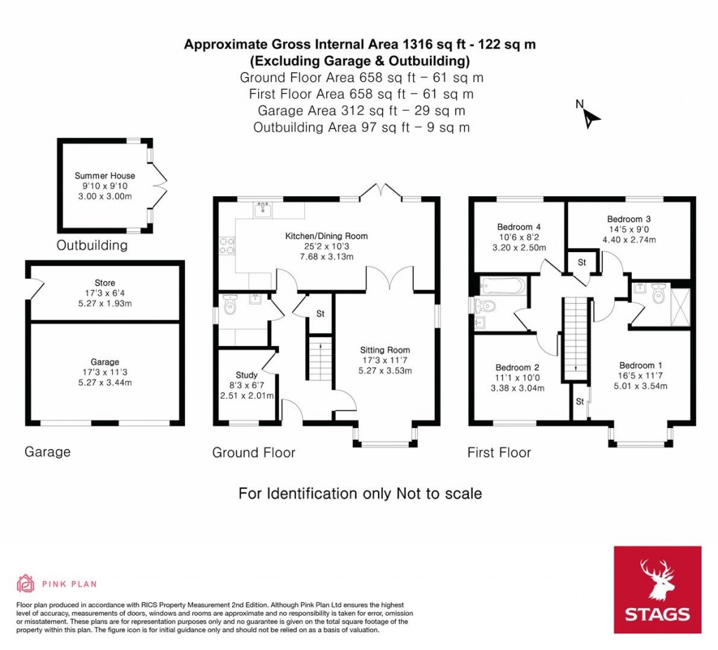 Floorplans For Sanderling Close, Bude