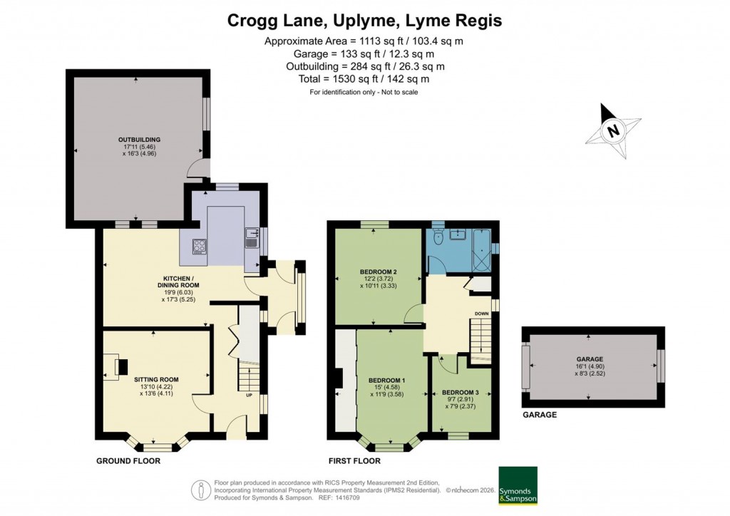 Floorplans For Crogg Lane, Uplyme