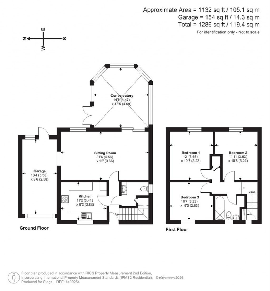 Floorplans For Howard Close, Bothenhampton, Bridport