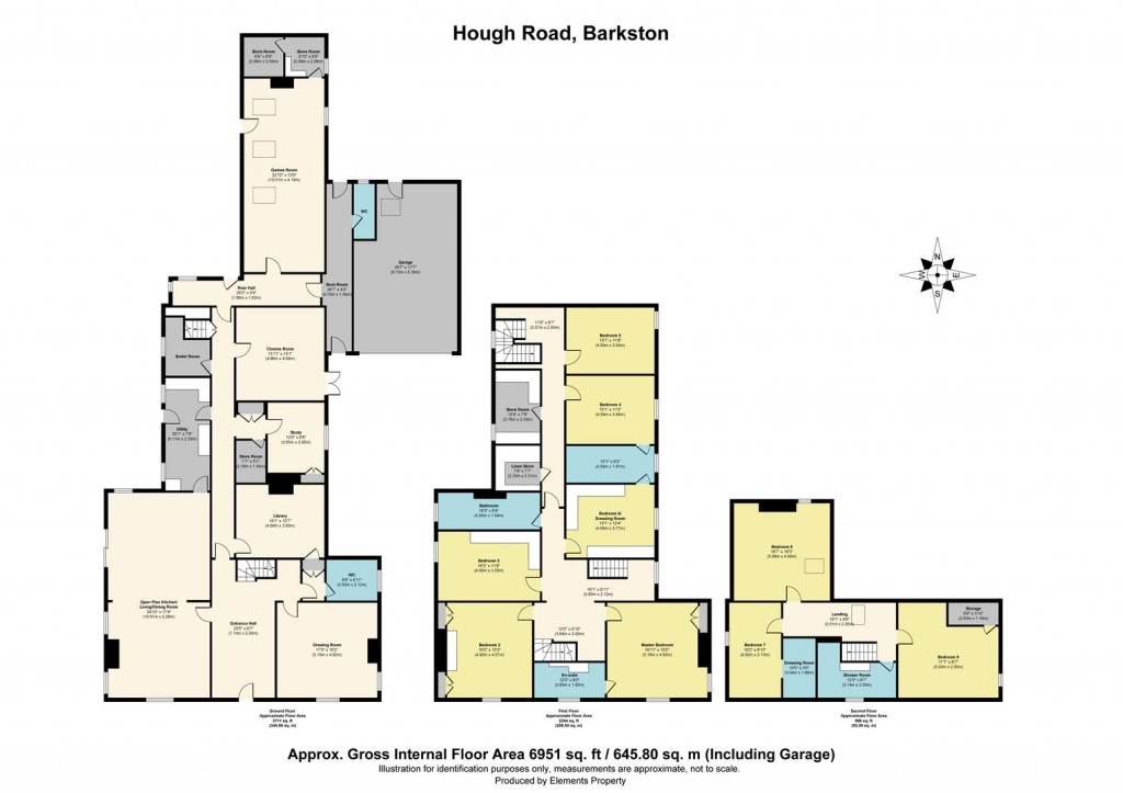 Floorplans For Hough Road, Barkston, Grantham