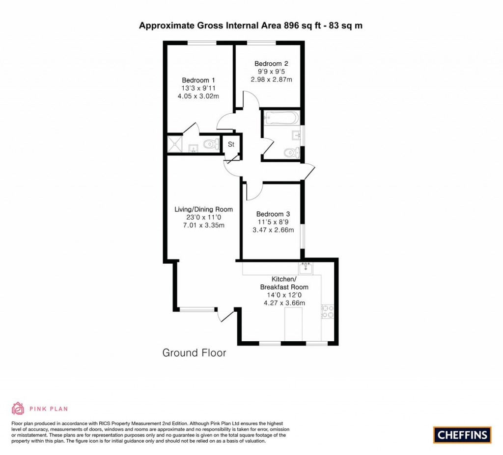 Floorplans For Meadowcroft, Stretham, Ely