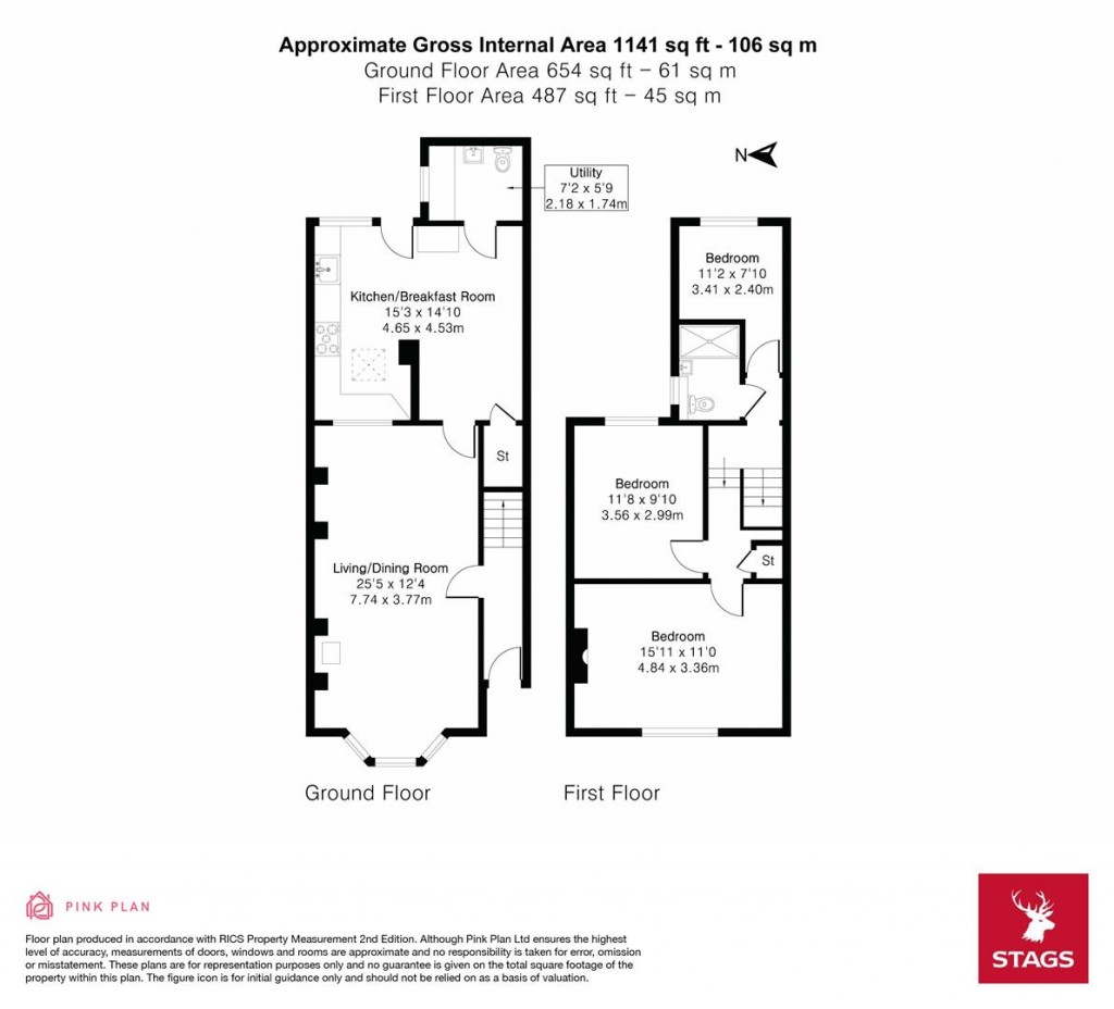 Floorplans For Deer Park Road, Newton Abbot