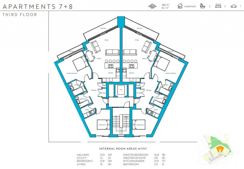 Floorplans For Trebarwith Crescent, Newquay