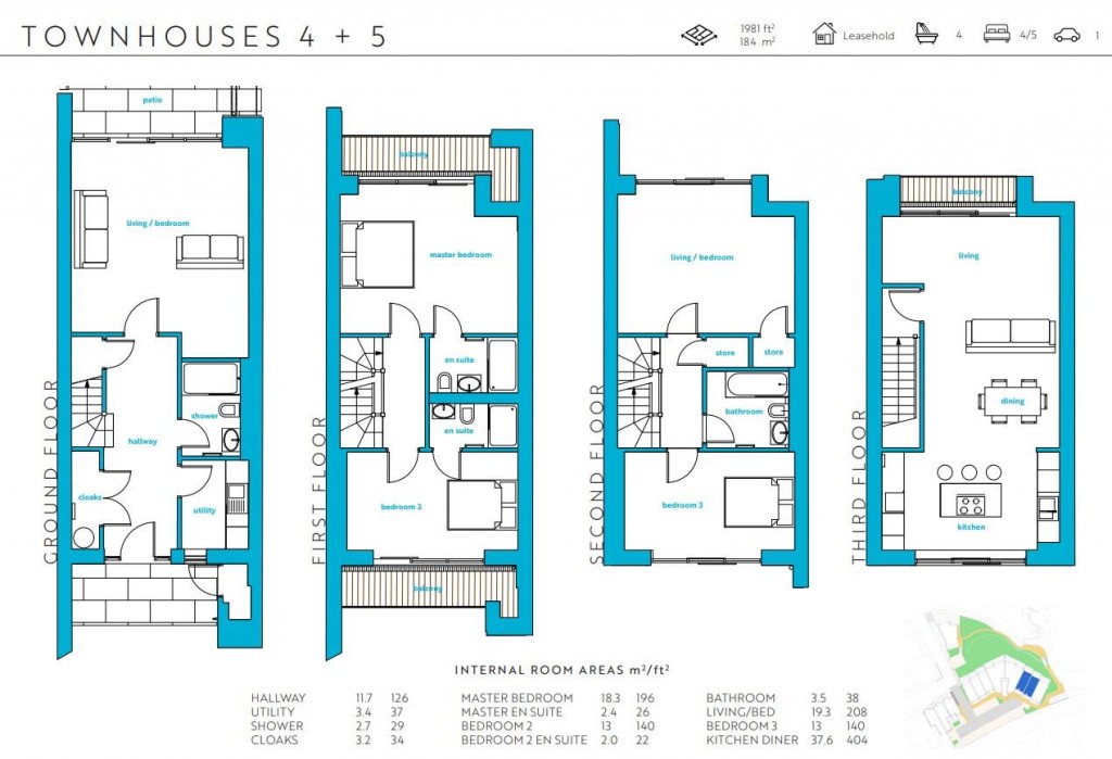 Floorplans For Trebarwith Crescent, Newquay