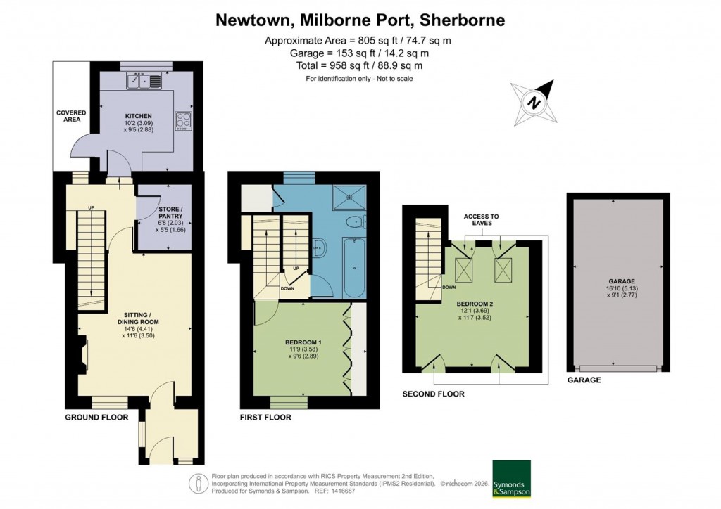 Floorplans For Newtown, Milborne Port, Sherborne