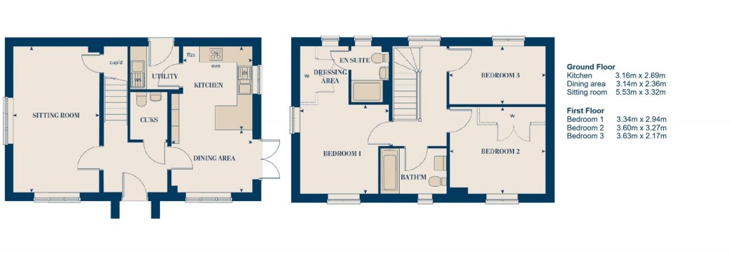 Floorplans For Foundry Lea, West Road, Bridport