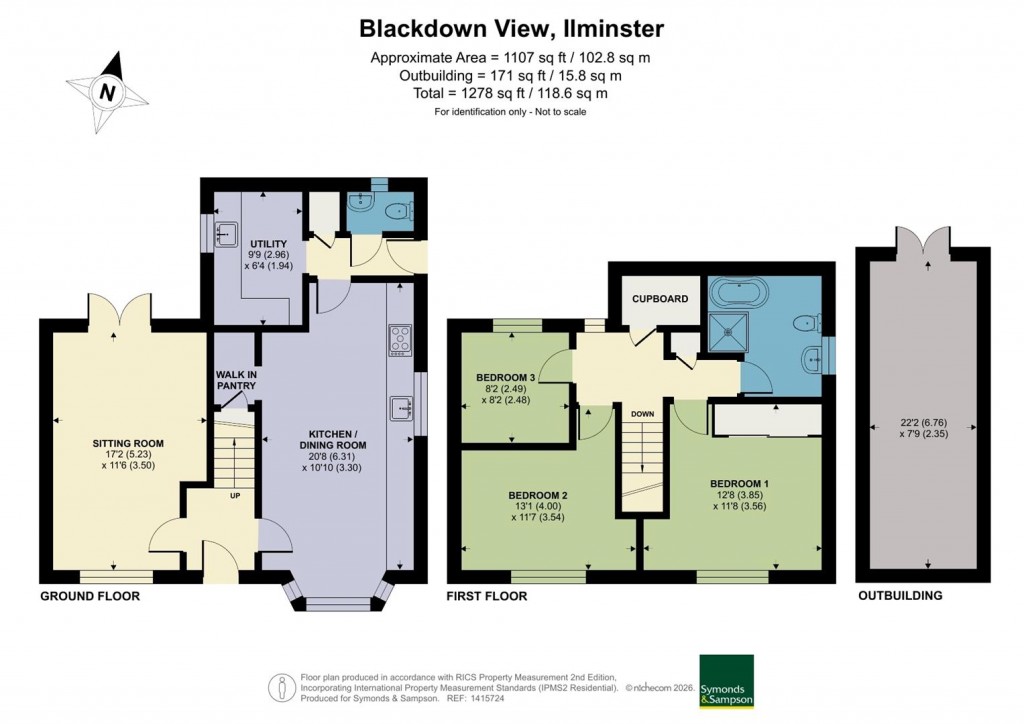 Floorplans For Blackdown View, Ilminster