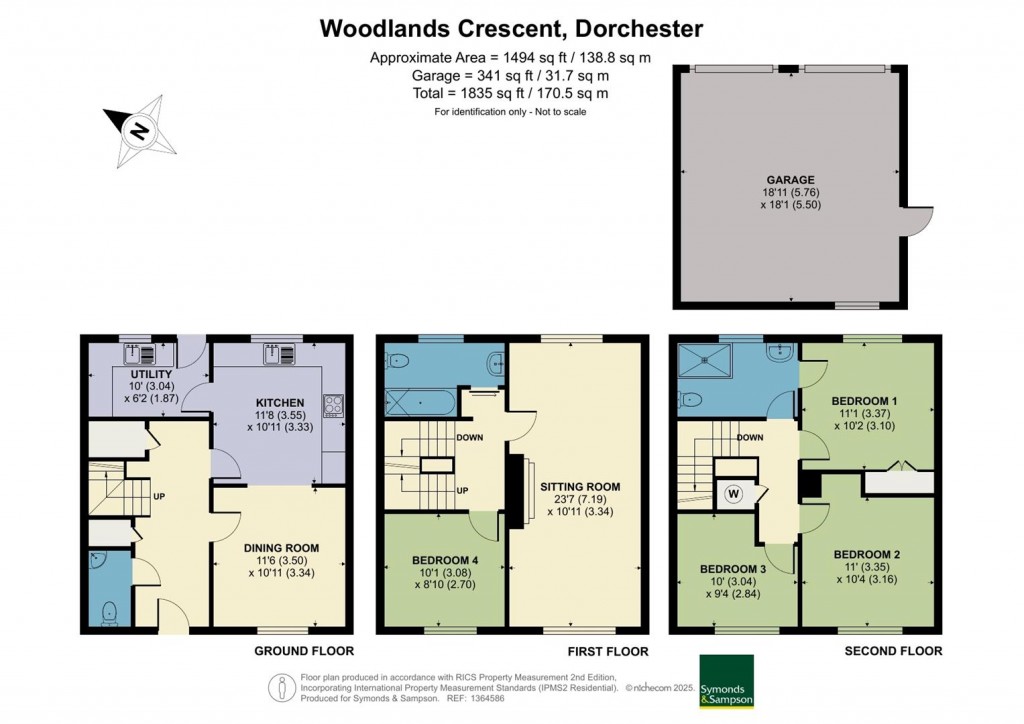 Floorplans For Woodlands Crescent, Poundbury, Dorchester