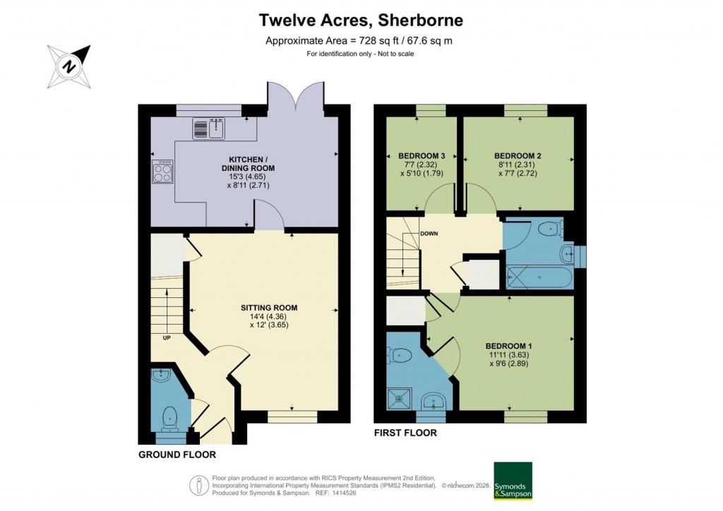 Floorplans For Twelve Acres, Sherborne, Dorset