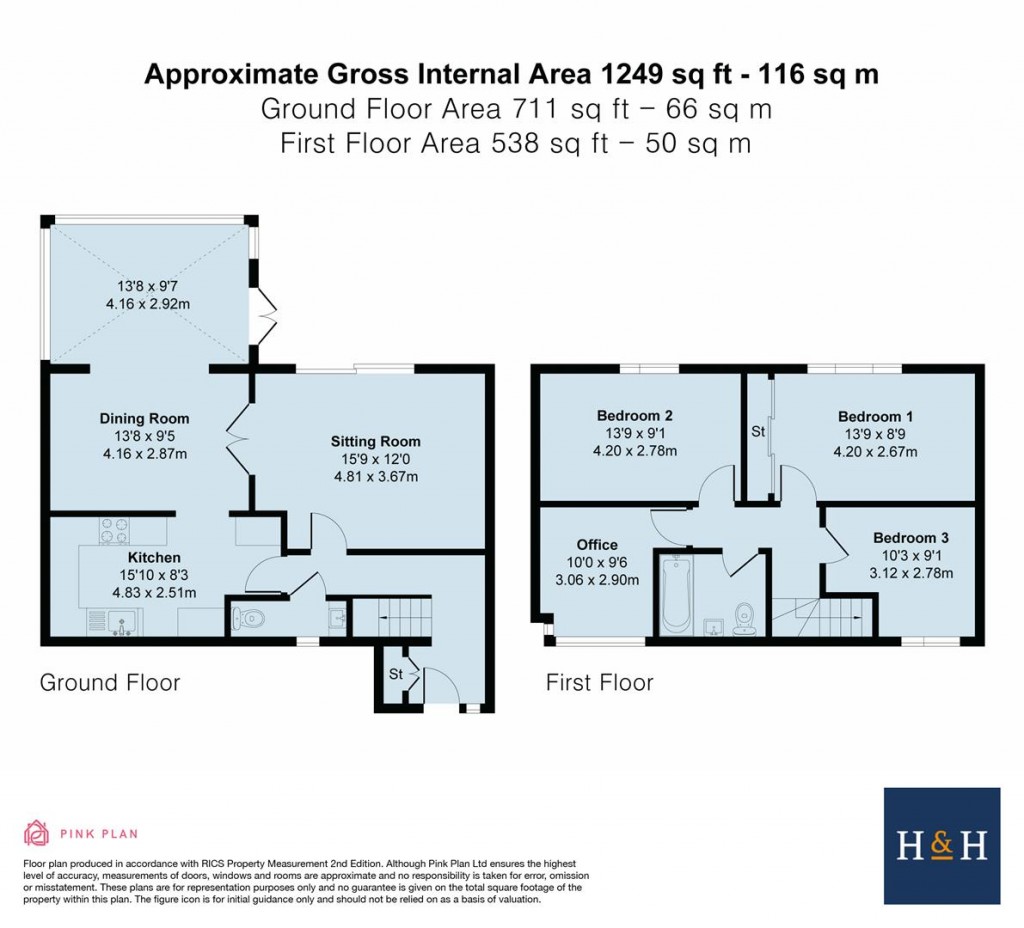 Floorplans For Lancers Way, Weedon, NN7