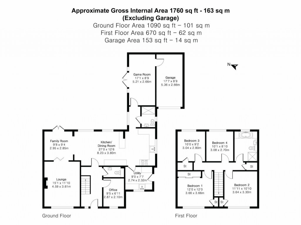 Floorplans For Stewards Lane, Sutton