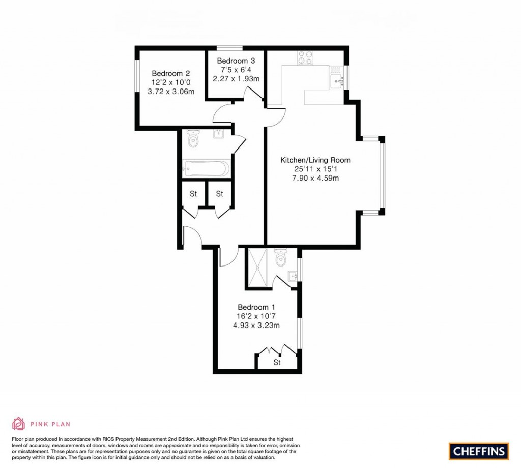 Floorplans For Henslow House, Long Road, Cambridge