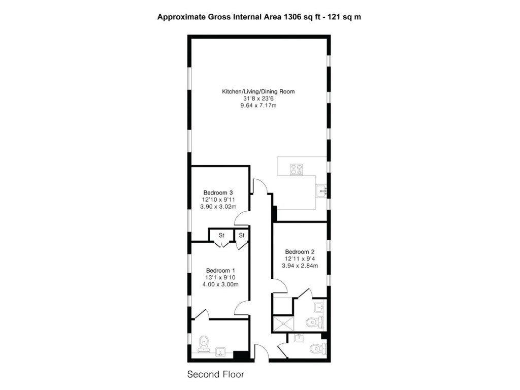 Floorplans For Bell College Court, South Road, Saffron Walden