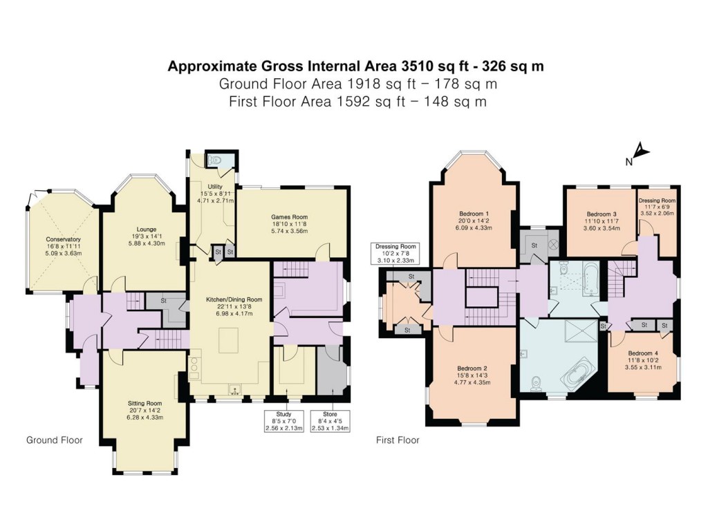 Floorplans For Crapstone Road, Yelverton, West Devon