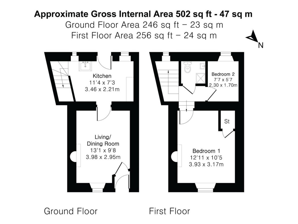 Floorplans For High Street, Hatherleigh, Okehampton