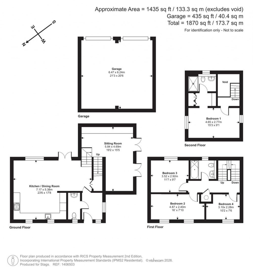 Floorplans For Rowan Road, Wadebridge