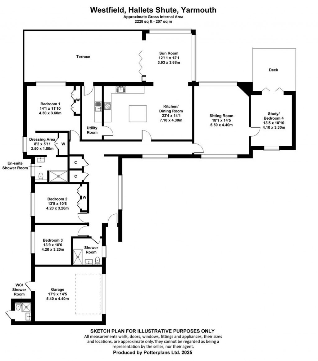 Floorplans For Yarmouth, Isle of Wight