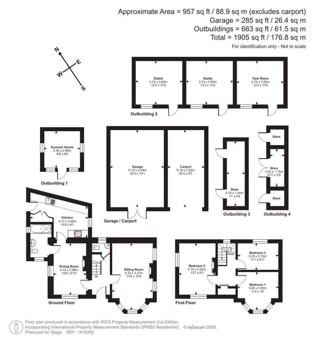 Floorplans For Yeovil Road, East Coker, Yeovil