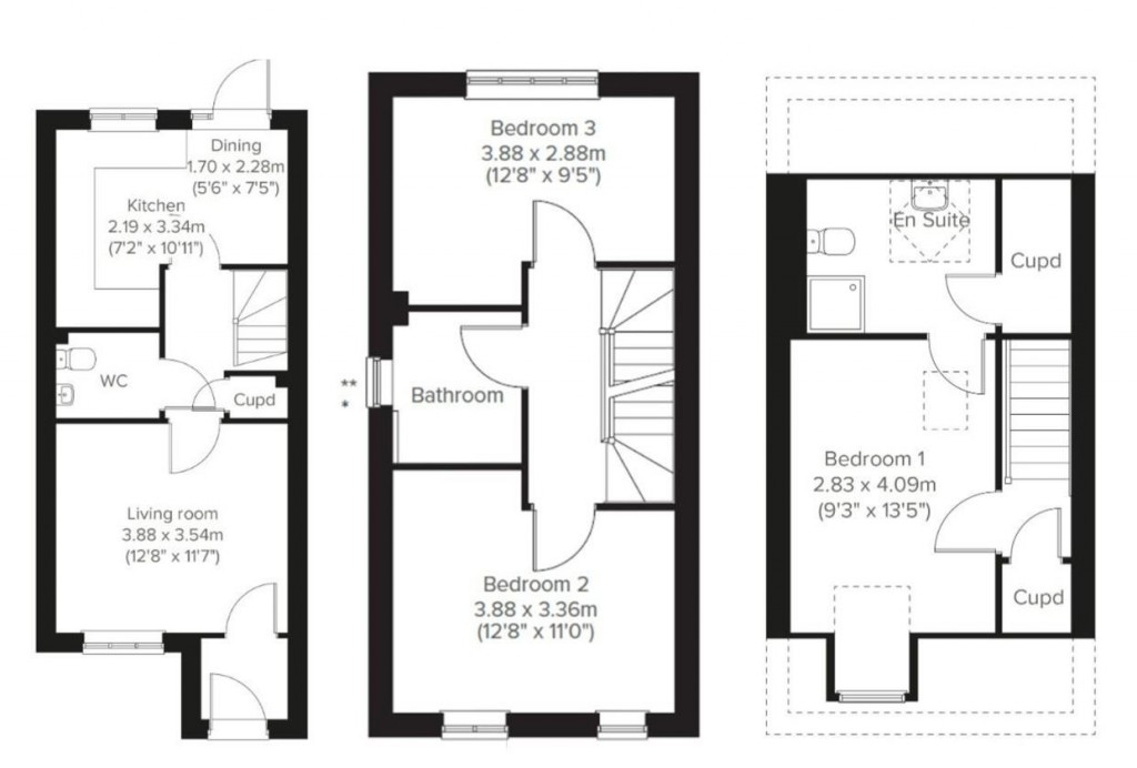 Floorplans For Abbotsham Park, Clovelly Road, Bideford