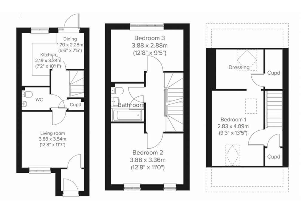 Floorplans For Abbotsham Park, Clovelly Road, Bideford
