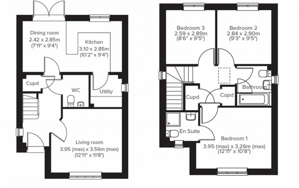 Floorplans For Abbotsham Park, Clovelly Road, Bideford