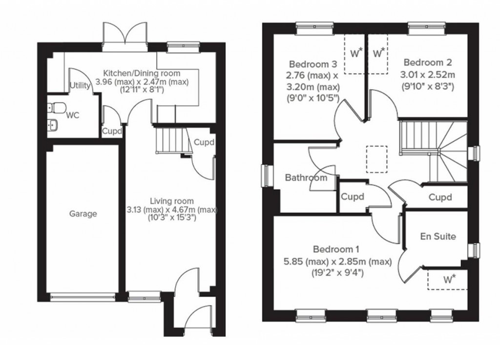 Floorplans For Abbotsham Park, Clovelly Road, Bideford