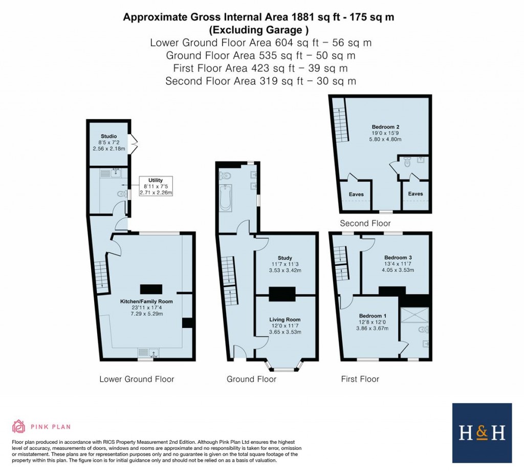 Floorplans For Astbury Terrace, Daventry, NN11