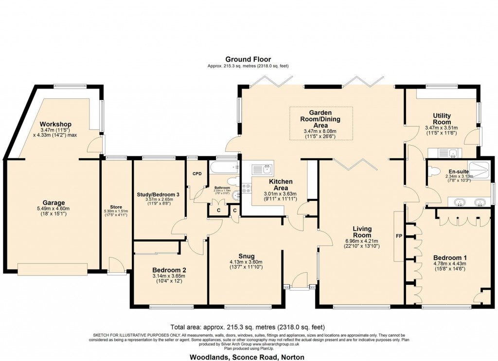 Floorplans For Yarmouth, Isle of Wight