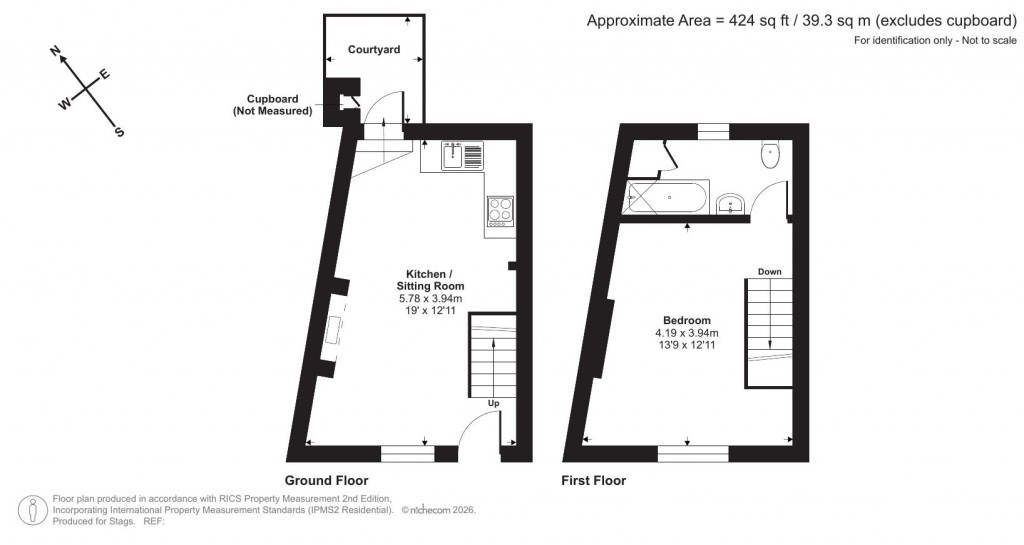 Floorplans For High Street, Bampton, Tiverton