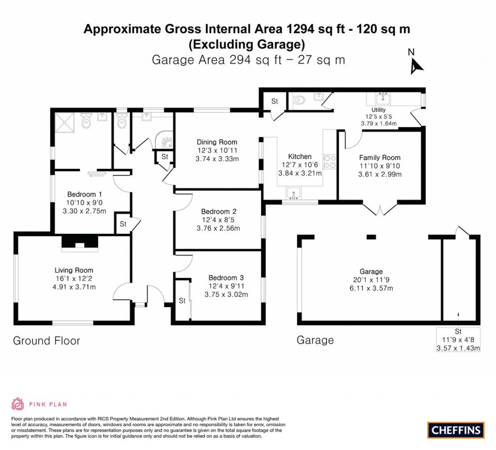 Floorplans For Lansdowne Close, Ely