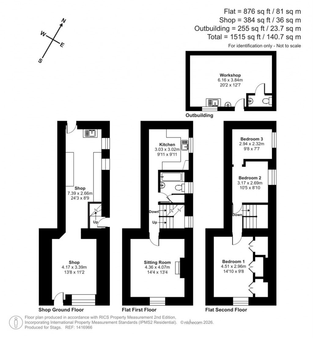 Floorplans For Brook Street, Tavistock