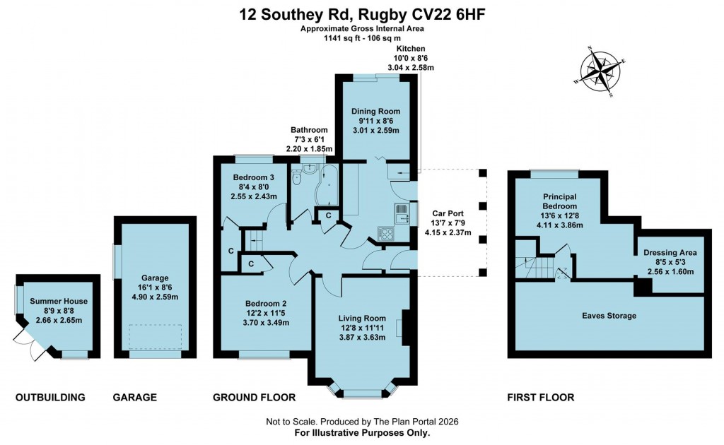 Floorplans For Southey Road, Rugby
